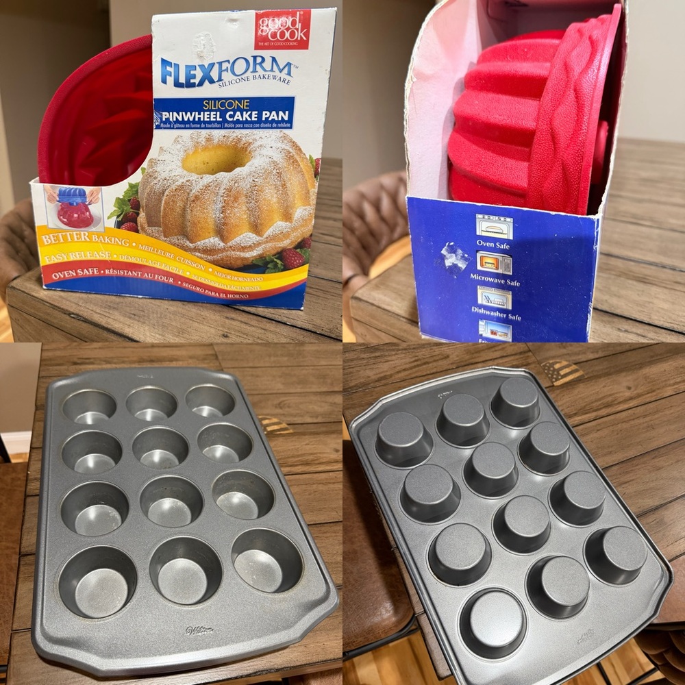 (2) CAKE PANS